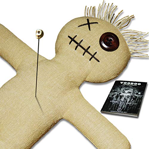 Unbekannt Mojo Doll Raw Set Voodoo pop met voodoo-naald en rituele handleiding