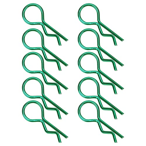 needlid Rc Car Shell Clips, Rc Body Clips Gemakkelijk te gebruiken voor de meeste afstandsbedieningen voor 1/5 1/6 1/8 1/10 Rc auto(green)