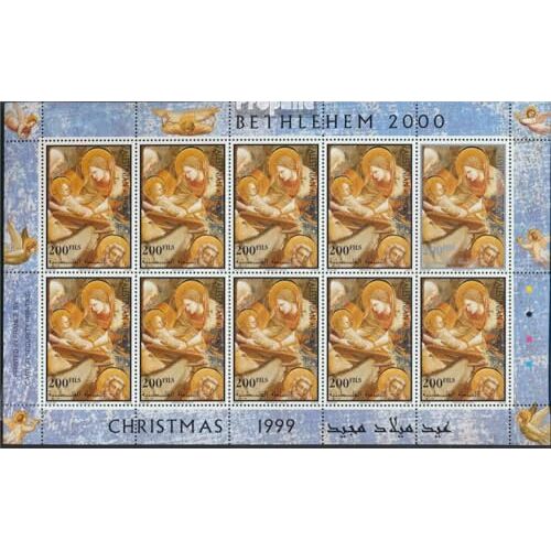 Prophila Collection Palestina/Autonomiegebiet 126-136 Velletje (compleet.Kwestie.) 1999 Kerstmis (Postzegels voor verzamelaars) Kerstmis