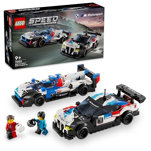 Lego Speed Champions BMW M4 GT3 AND BMW M Hybrid V8 racewagens