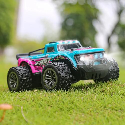 KYMARI RC Auto, 18 Km/u 2WD Snelle RC Terreinwagen, Schaal 1:20 RC Terreinwagen, 2,4 GHz Terreinwagen RC Terreinwagen, Met LED-licht, Cadeau Voor Volwassenen En Kinderen