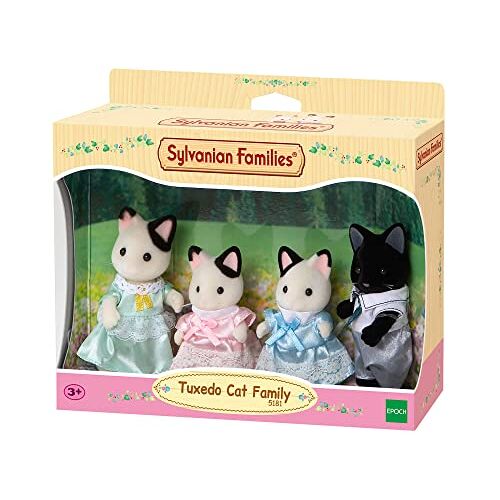 Sylvanian Families 5181 Tuxedo katten: familie Zwarte klok