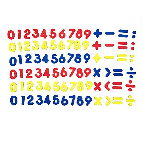 SpriteGru 102 stuks magnetische nummers voor basiswiskunde wiskunde onderwijs