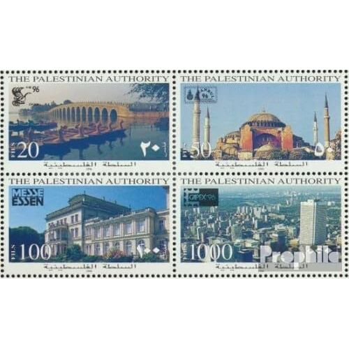 Prophila Collection Palestina/Autonomiegebiet 47-50 Blok van vier (compleet.Kwestie.) 1996 Stamp Exhibition (Postzegels voor verzamelaars)