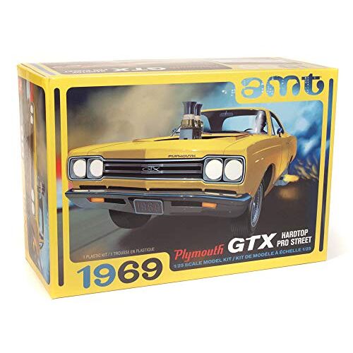 AMT 1180M/12 1/25 1969er Plymouth GTX Hardtop Pro Street 2T plastic modelbouwset