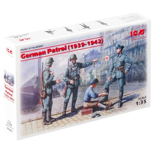 ICM 1:35 Duitse patrouille (1943-1945) 4 Vijgen