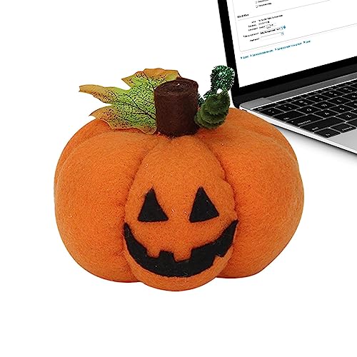 EviKoo Halloween Pompoen Gevulde Plushie,Zacht knuffelpompoenspeeltje Comfortabel pluche speelgoed in pompoenvorm, cadeau voor kinderen, meisje, jongen op verjaardagen en speciale gelegenheden