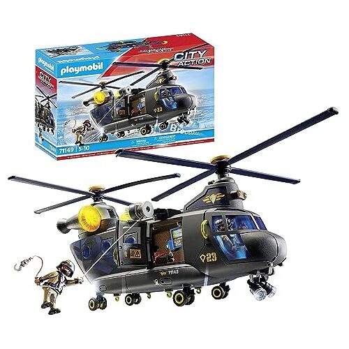 Playmobil City Action 71149 SE-reddingsvoertuig, Reddingsvliegtuig met licht- en geluidsmodules, speelgoed voor kinderen vanaf 5 jaar