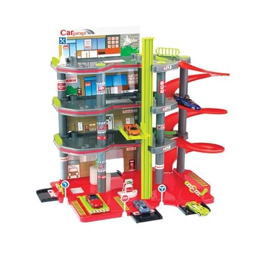 Mochtoys 4 verdiepingen garage met auto