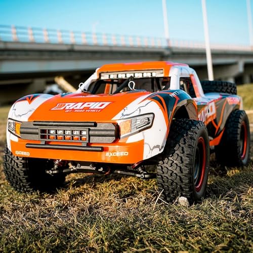 XYIVPOT RC Auto, Borstelloze RC Terreinwagen Op Schaal 1:16, 70 Km/u 4WD Hoge Snelheid RC Terreinwagen Met LED-licht, 2,4 GHz All-terrain RC Terreinwagen, Cadeau Voor Volwassenen En Kinderen