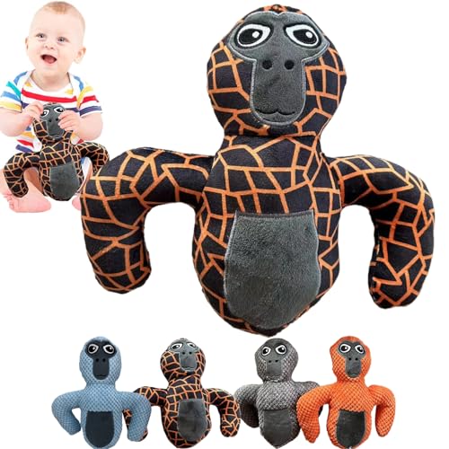 YIYANGnn Gorillas Tags Knuffel, 25 Cm Schattig Gorilla Knuffel, Zachte Gorilla's Pluche Pop, Gorilla TAG Pluche, Pluche Gorilla's Speelgoed, Spelkarakters Pluche Pop Voor Kinderen,Leopard color