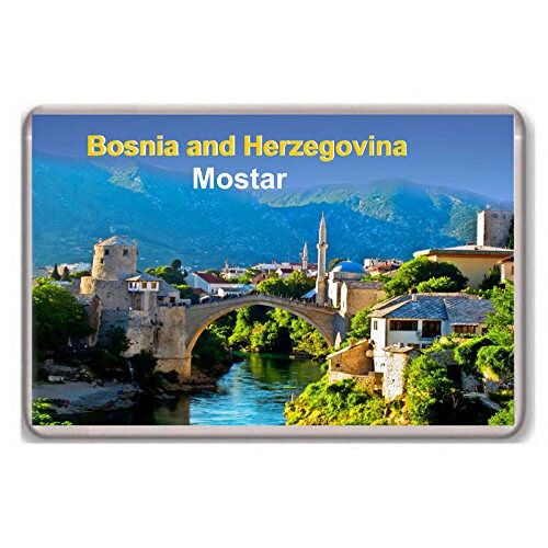 Photosiotas Mostar Bosnië en Herzegovina koelkast magneet.!! Nee.