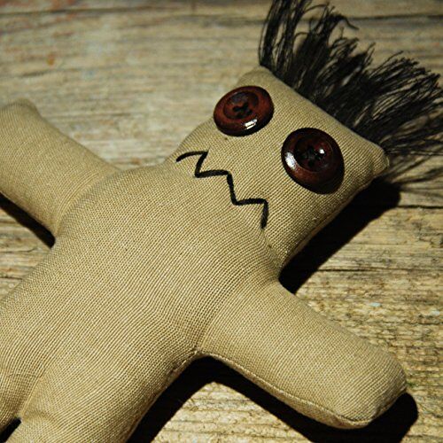 The Voodoo Shop Darko Doll raw Voodoo Doll met pin en rituele instructie voodoo gids