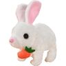 JNTECH Hopping Bunny, Interactive Hopping Bunny, Cute Hopping Bunny Rabbit, 6.7in Cute Electronic Interactive Rabbit Dancing Toy with Sound, Fun Wiggle Ears Rabbit Doll, Hopping Robotic Toys For Pretend Play