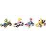 Hot Wheels Mario Kart metalen replica's van personages in 4-pack Elk pack bestaat uit populaire personages en 1 exclusieve accessoire voor kinderen vanaf 3 jaar