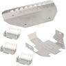 Weikeya Armors Skid Plate, bespaar moeite Hoge hardheid RVS Chassis Armors Skid Plate voor RC Car