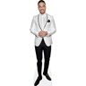 Celebrity Cutouts Maluma (White Suit) Levensgrote Knipsels