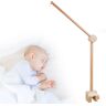 AUGUSGNTM Baby wieg mobiele arm 27 inch houten wieg