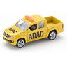 SIKU 1469, VW Amarok ADAC pick-up, Metal/Plastic, Yellow, Toy car for children, Opening doors