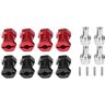 Dilwe 4 Stücke RC Auto Radnabe Adapter, RC Rad Hex Hub Metall Adapter fur Hsp Redcat Fernbedienung Crawler Upgrade Teil(17 mm)