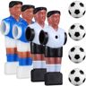 Cabilock 4 Stuks Accessoires voor voetbaltafels voetbal vervangende spelers minivoetbalfiguren kinderen voetballers tafelvoetbal tafelballen Amerikaans voetbal Wit Speelgoed