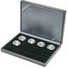 LINDNER Das Original Lindner 2363-12 NERA Coin case XM with 12 rectangular compartments for coins/coin capsules up to external Ø 52 mm