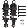 VGEBY RC Auto Schokdemper  2 Stuks RC Metalen Schokdemper Demper Schokken Set voor Wltoys A959 A949 A969 1/18 RC Auto(zwart)