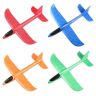 BGNXHYB 4 stuks 38 cm handgeworpen glijvliegtuigen voor kinderen, zweefvliegtuig, piepschuimvliegtuig, vliegtuig, vliegtuig, zweefvliegtuig, zweefvliegtuig, vliegtuig, zweefvliegtuig, zweefvliegtu