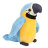 Zerodis Talking Parrot Plush Toy, Mimicry Pet Talking Parrot Plush Toy Lovely Talking Parrot Toy Doll for Kids(Blue)