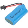 CHICIRIS RC-upgradebatterij, 7,4 V 500 MAh RC-autoaccessoire-upgradebatterij Geschikt voor FY004 6WD 1/16 RC-autovrachtwagen(blauw)