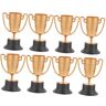 HEASOME 8 Stuks Trofee Speelgoed Kleine Trofee Voetbal Trofee Voor Kinderen Trofee Award Trofee Basis Trofee Decor Trofee Model Mini Trofee Party Trofee Award Trofeeën Trofee Herbruikbaar