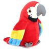 Zerodis Talking Parrot Plush Toy, Mimicry Pet Talking Parrot Plush Toy Lovely Talking Parrot Toy Doll for Kids(Red)