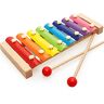 BN LX muziekhout xylofon, muziekinstrument voor kinderen, babymuziekinstrumenten set, houten percussie-muziekinstrument, met 2 slagen