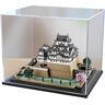 Tirff Acryl showcase vitrine compatibel met Lego 21060 Architecture Burg Himeji, vitrine showcase stofdicht showcase display case voor Lego 21060 (zonder modelkit) (stijl B)