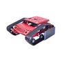 CIRONI Robotic Tracked Tank Chassis CNC RC Tank Chassis Aluminium voor DIY Onvoltooide Robot Kit (Kleur: Rood)