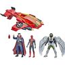 SPIDER-MAN Marvel , Spider Escape Jet, , Doctor Strange en de figuur Marvel De gevogelte, 15 cm, 4 raketten vanaf 4 jaar