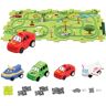 KXHB Puzzle Racer Kids Car Track Set,Puzzle Racer Car Track,Puzzle Racer Car Track Set,Nukids Puzzle Racer,Puzzleracer Kids Car Track Set,Vehicle Puzzle Track Car Play Set (15pcs,Land)