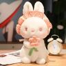 SaruEL Leuke bloemrijke taal konijn pop pluche speelgoed konijn pop kindercadeaus 70cm 3