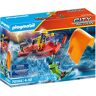 Playmobil 70144 City Action Redding op zee: kitesurfersredding met boot,Multi kleuren