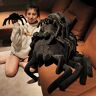 KiLoom Simulatie Spider Pluche Speelgoed Real Like Gevulde Zachte Animal Vreselijk Kussen voor Kinderen Kinderen Xmas Verjaardag Decor Cadeau 20cm 1