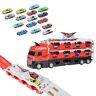 JNTECH Hauler Truck, Transporter Hauler Truck, Carrier Truck Toy With Folding Ejection Race Track, Car Transporter Truck Toy, Mega Hauler Car Transporter Toy Truck For Kids 3+ Years Old