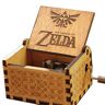 Cuzit De legende van Zelda Thema Muziekdoos Antiek Gesneden Muziekdoos Hand Crank Houten Muzikale Doos Speelgoed