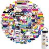 Rolempon Homostickers   100st Lgbtq-stickers Gay Stickers Bulk voor Trans Bi Lesbische Lgbtq Gay Pride Stuff, Mixed Pride Stickers voor Pride Accessoires, Pride Stickers voor Laptop