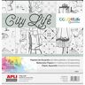 APLI Kids 14637 180 GSM City Life Schroot Boekingskaart (Pack van 6)