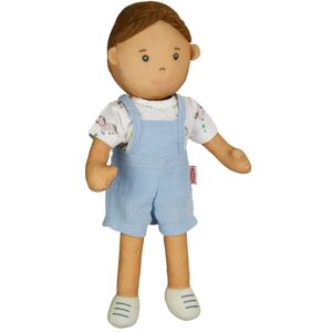 Heless 59 Lakenpop jongen Noah met blauwe tuinbroek en shirt om aan en uit te trekken, ca. 32 cm grote zachte pop om mee te knuffelen, spelen en lief te hebben Heless 59 Lakenpop jongen Noah met blauwe tuinbroek en shirt om aan en uit te trekken, ca. 32 cm grote zachte pop om mee te knuffelen, spelen en lief te hebben