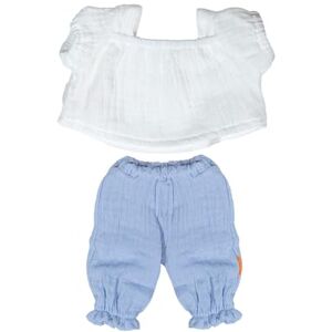 Miniland Poppen Top en Broek Set Blauw - 38cm Miniland Poppen Top en Broek Set Blauw - 38cm