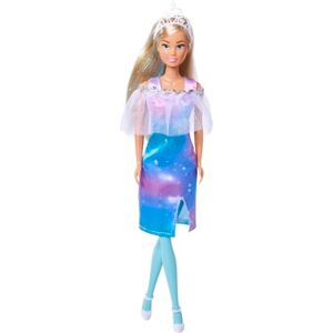 SIMBA Steffi Love Fantasy Princess, 4-voudig gesorteerd, slechts één artikel wordt geleverd, speelpop als prinses met glittercape en glitterstrengen, 29 cm, vanaf 3 jaar SIMBA Steffi Love Fantasy Princess, 4-voudig gesorteerd, slechts één artikel wordt geleverd, speelpop als prinses met glittercape en glitterstrengen, 29 cm, vanaf 3 jaar