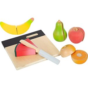 Small Foot ensnij set fruit "fresh" gemaakt van hout, accessoires voor kinderkeuken en winkel, rollenspel speelgoed vanaf 2 jaar, 12330