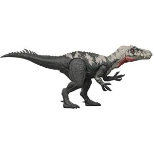 Mattel Jurassic World Rebirth Gigantische Verwoesters, dinosaurusfiguur, Chilantaisaurus, grote soorten, 2 vernietigende aanvallen, speelgoed, digitaal spelen, JGB95 Mattel Jurassic World Rebirth Gigantische Verwoesters, dinosaurusfiguur, Chilantaisaurus, grote soorten, 2 vernietigende aanvallen, speelgoed, digitaal spelen, JGB95
