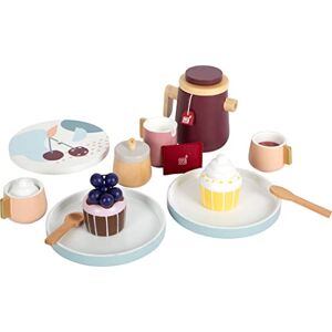 Small Foot Koffie en thee set "tasty", rollenspel speelgoed voor kinderkeuken en winkel, voor kinderen vanaf 3 jaar, 12293